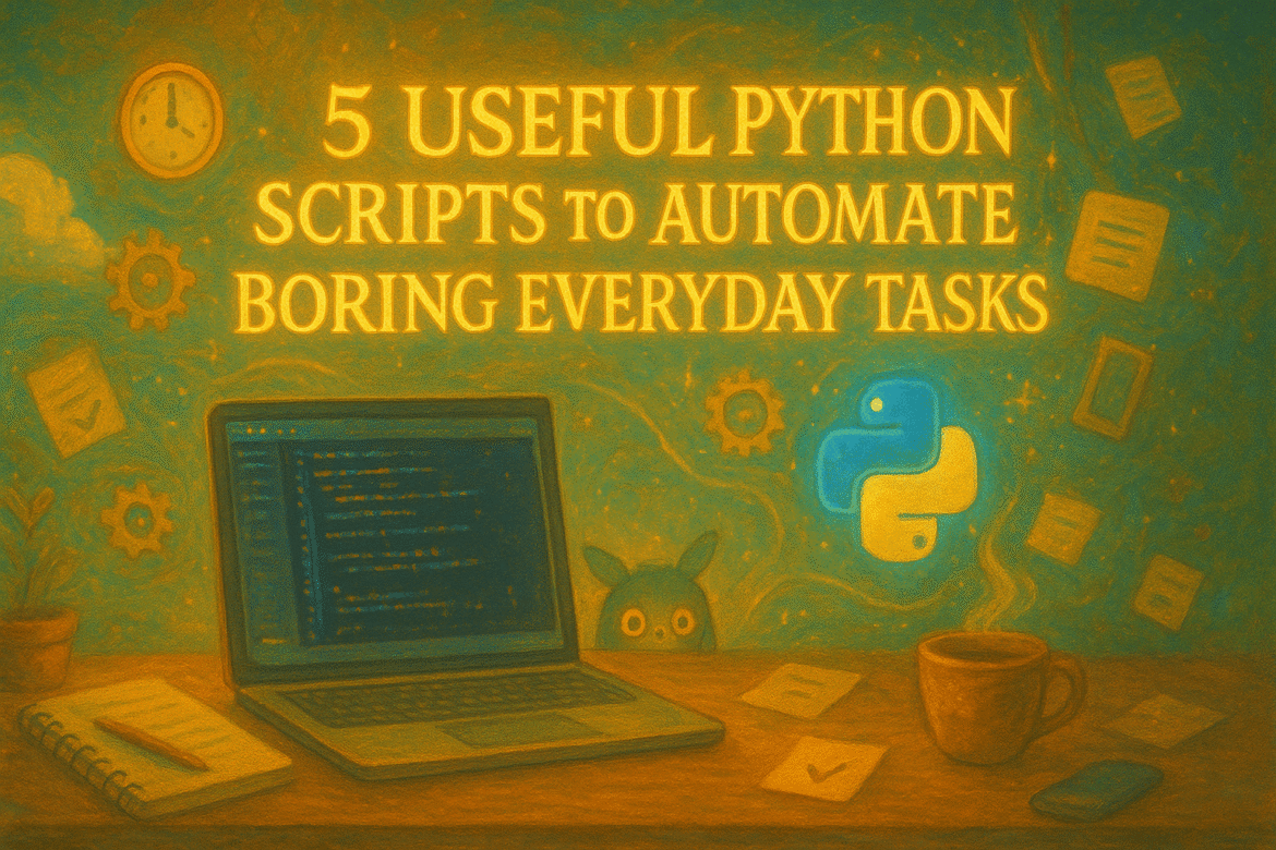5 useful Python scripts to automate everyday boring tasks

