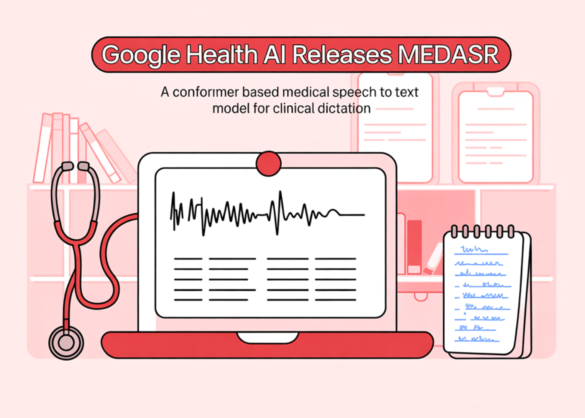 Google Health AI releases MedASR: a conformer-based medical speech to text model for clinical dictation

