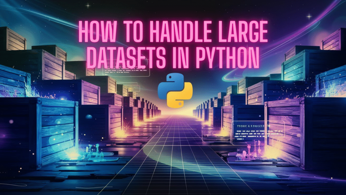 How to handle large datasets in Python even if you are a newbie

