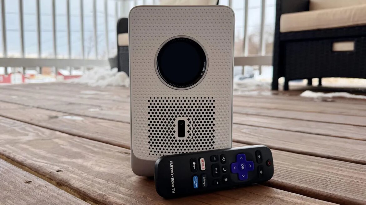 I replaced my bedroom TV with this $180 Roku projector and now can't go back

