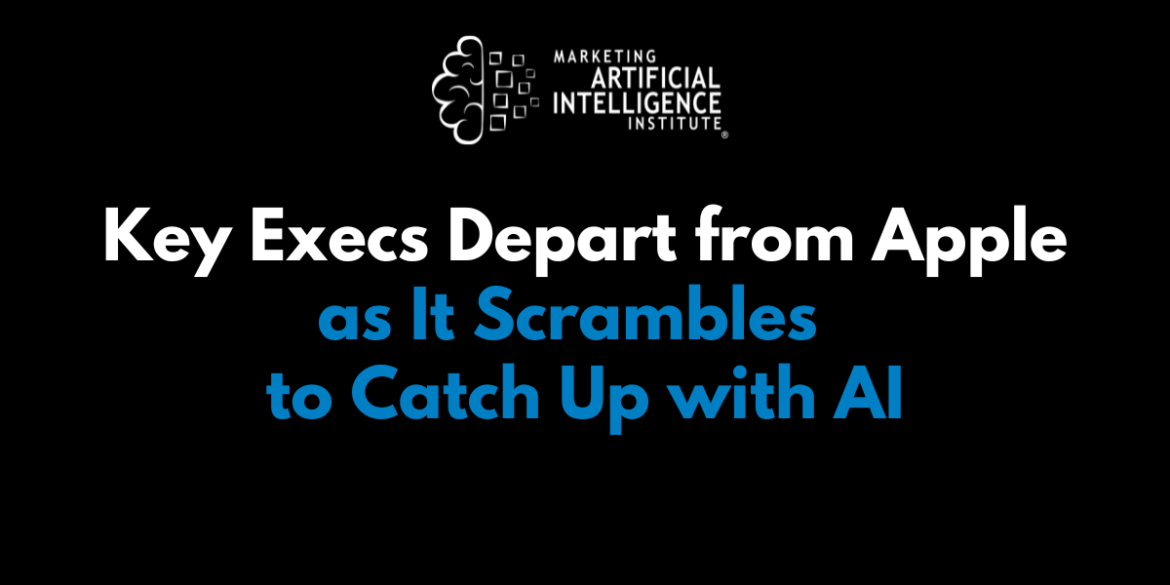 Key executive departs Apple as it struggles to catch up with AI

