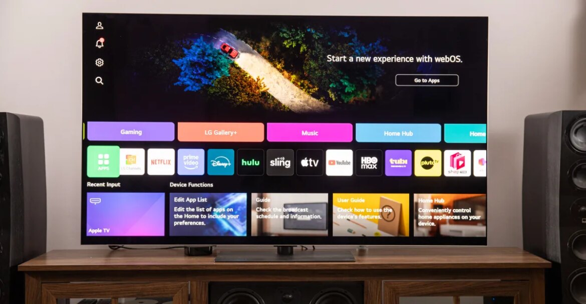 LG put a CoPilot web app on its TVs but won't let you remove it


