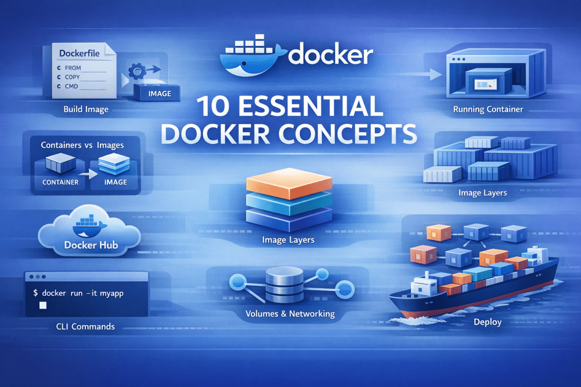 10 essential Docker concepts explained in less than 10 minutes

