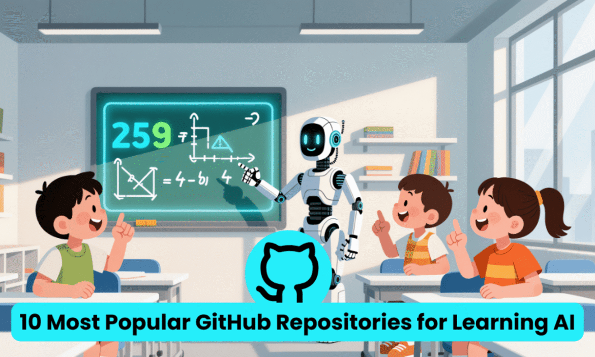 10 most popular GitHub repositories for learning AI

