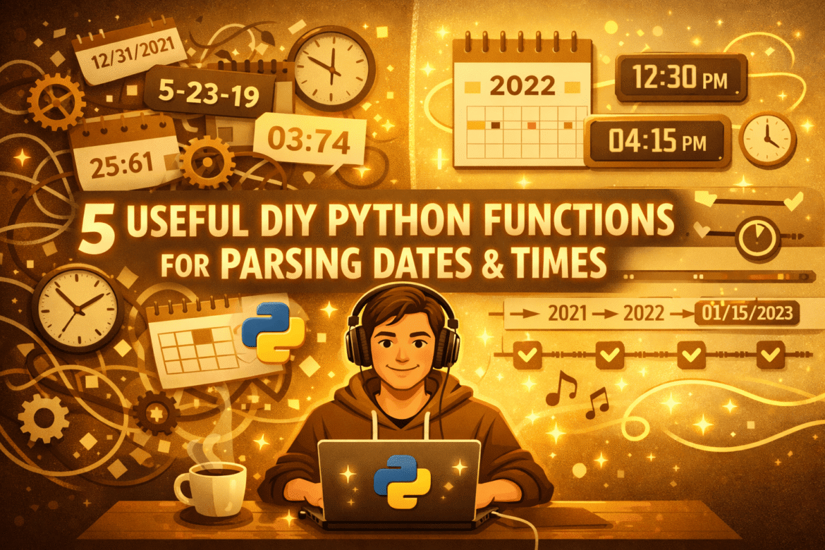 5 Useful DIY Python Functions to Parse Date and Time

