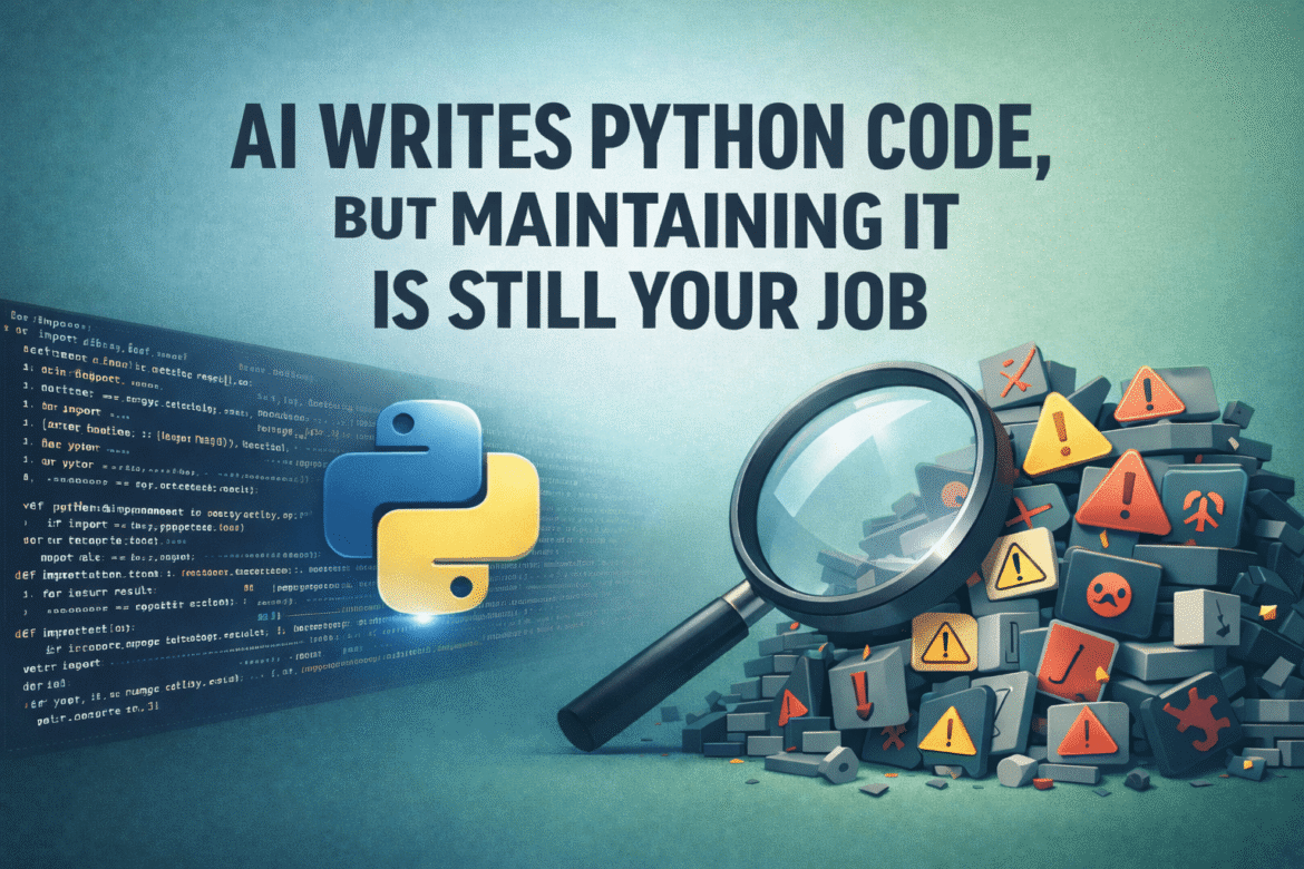 AI writes Python code, but it's still your job to maintain it

