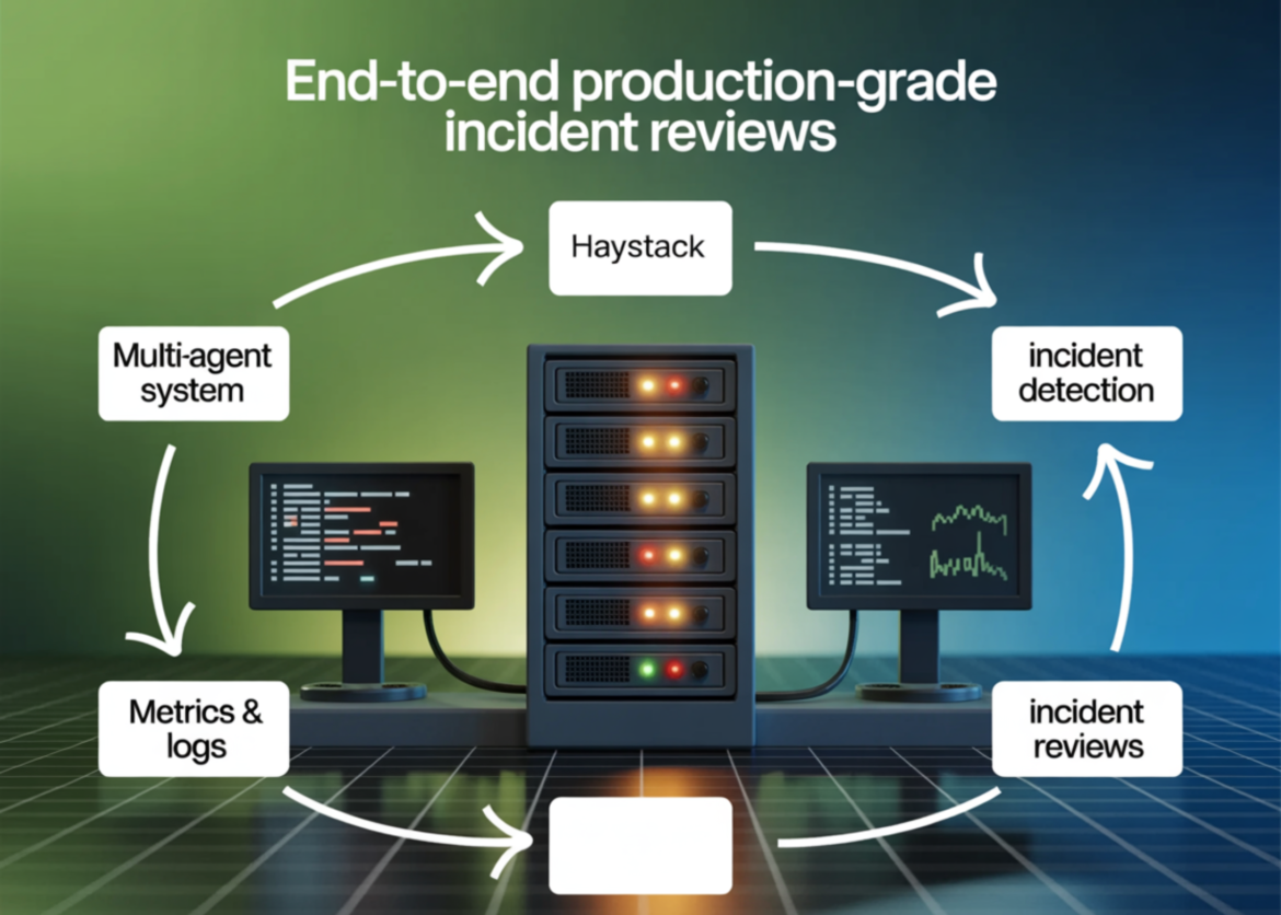 How a Haystack-powered multi-agent system detects incidents, examines metrics and logs, and produces production-grade incident reviews end-to-end

