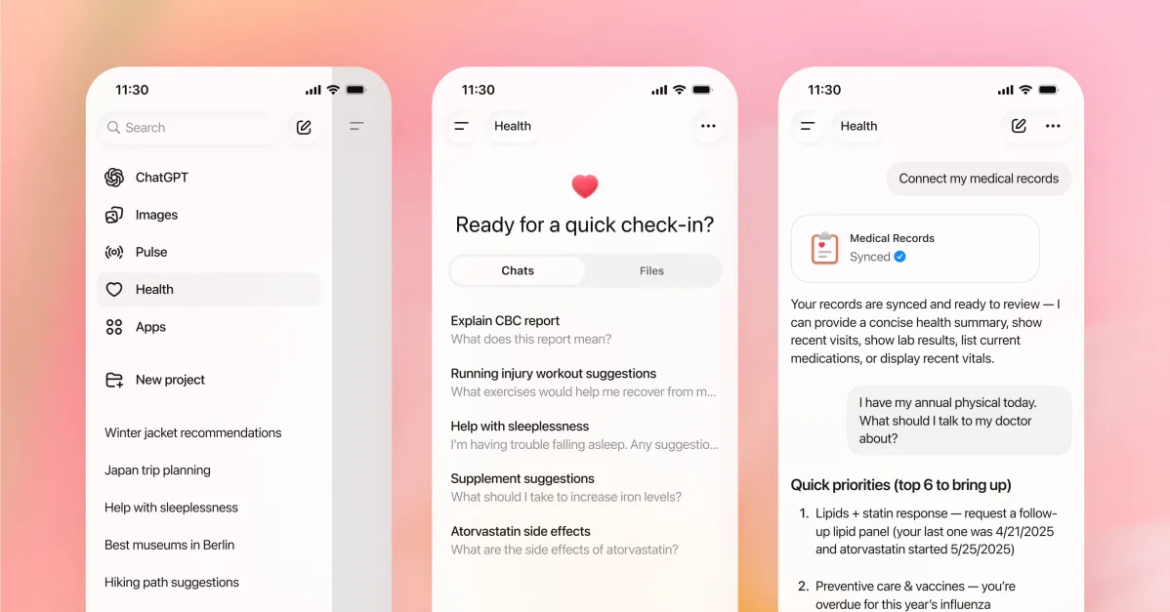 OpenAI launches ChatGPT Health, which encourages users to connect their medical records

