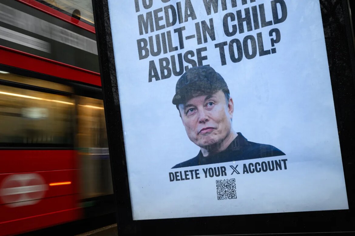 Polling shows opposition to Elon Musk's AI taking off kids' clothes is almost universal

