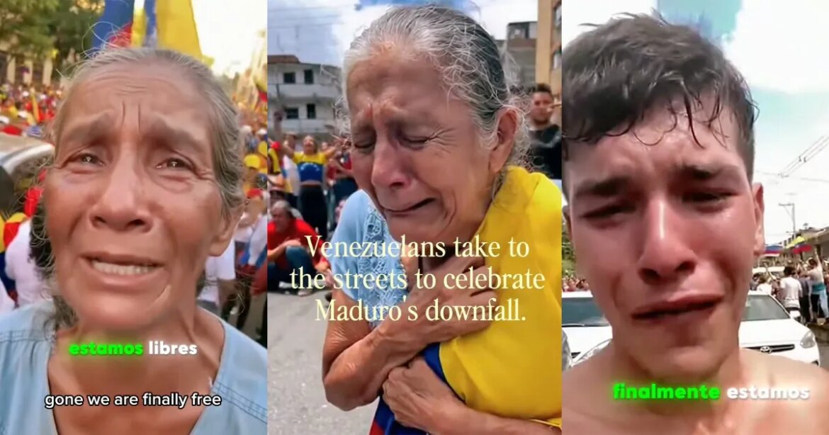 That video of Venezuelans crying with joy after Maduro's kidnapping? it's ai slop

