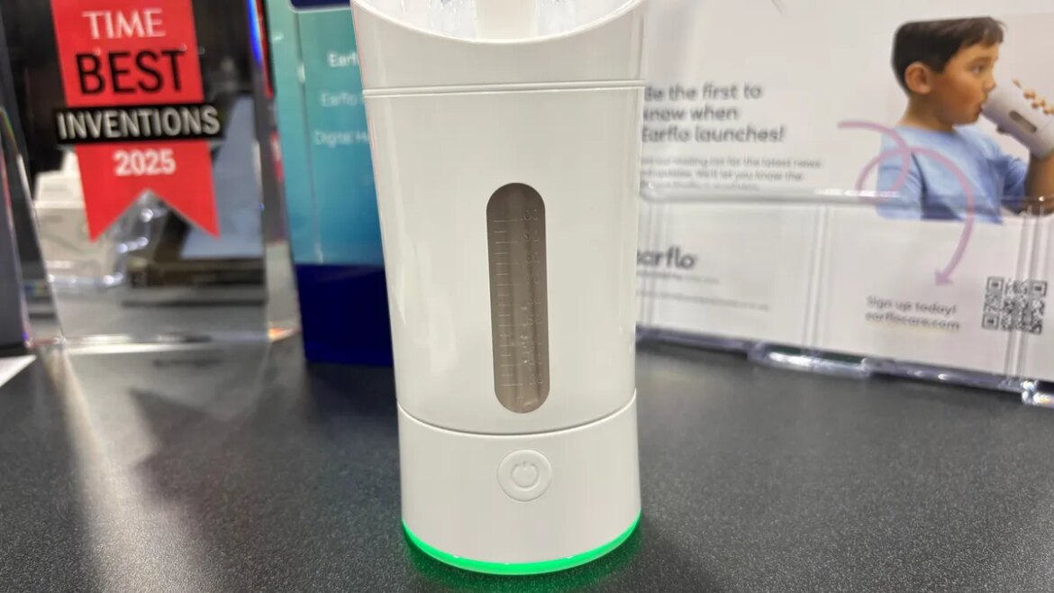 This high-tech sippy cup could save your kid from needing ear tubes at CES 2026

