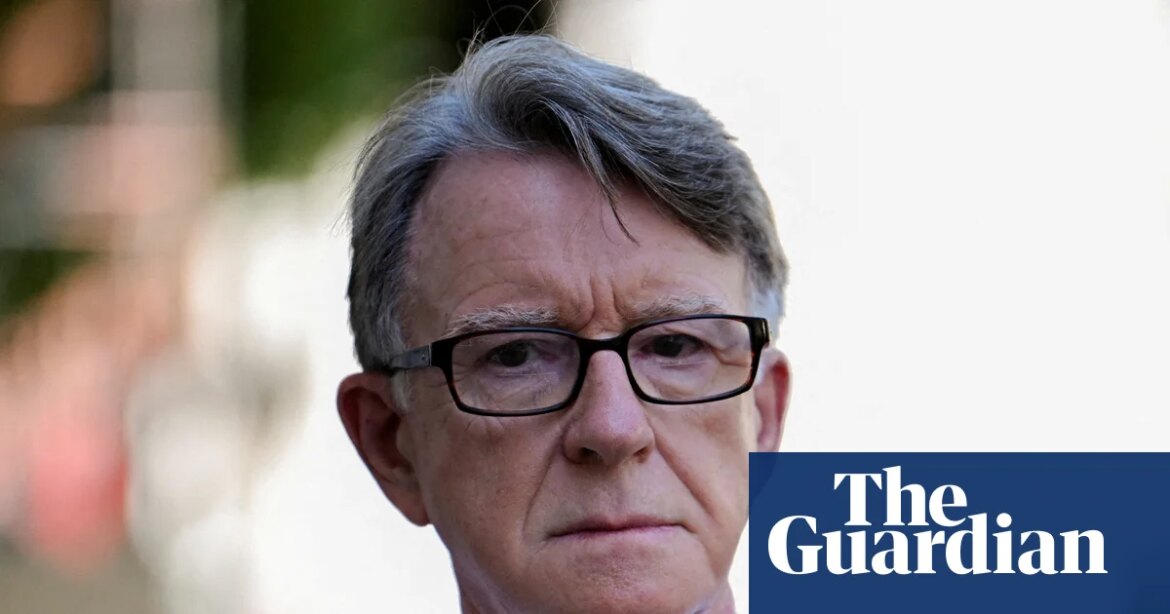 Campaigners have warned that Mandelson's links with US tech firm Palantir should be fully exposed Peter Mandelson

