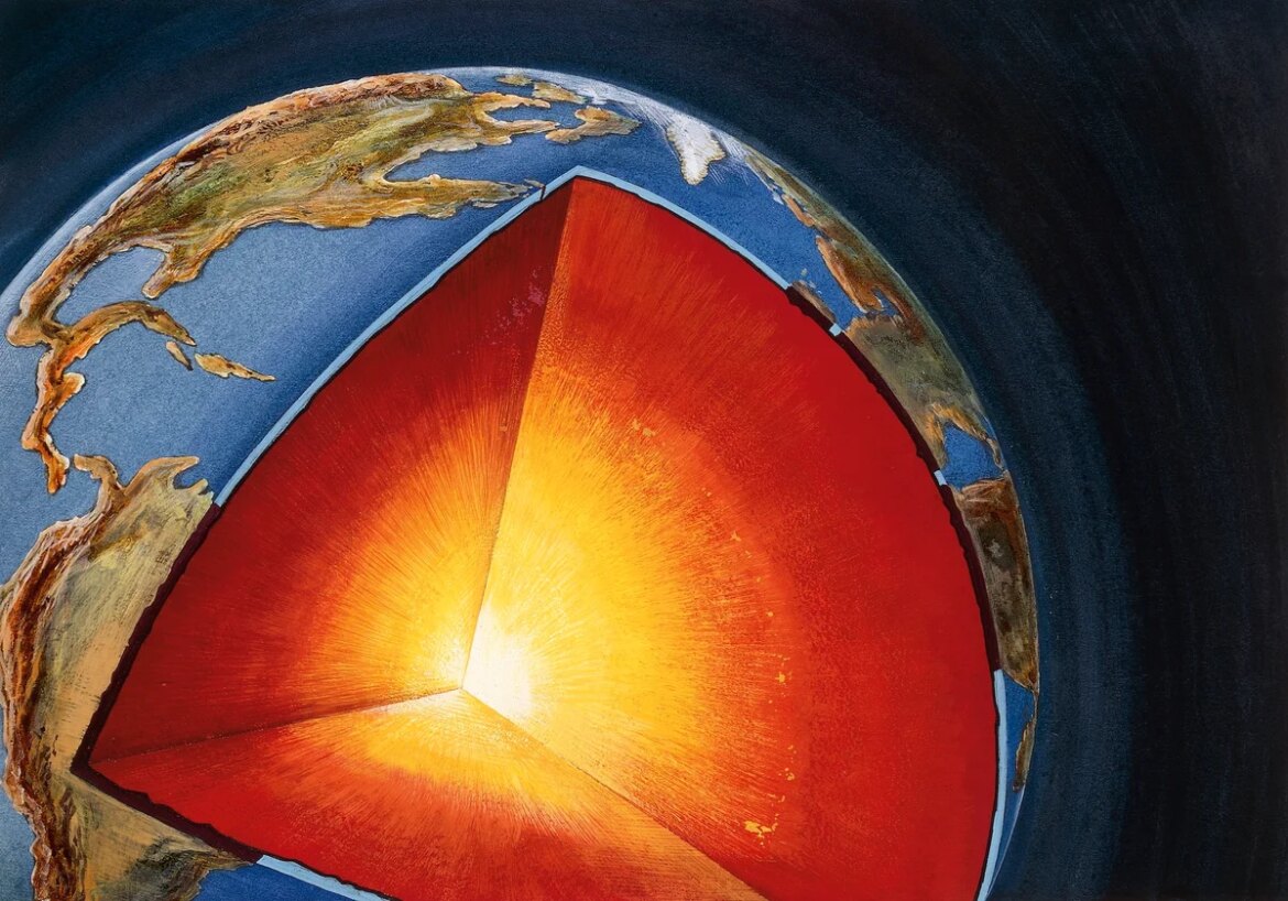 Earth's core may contain as much hydrogen as 45 oceans

