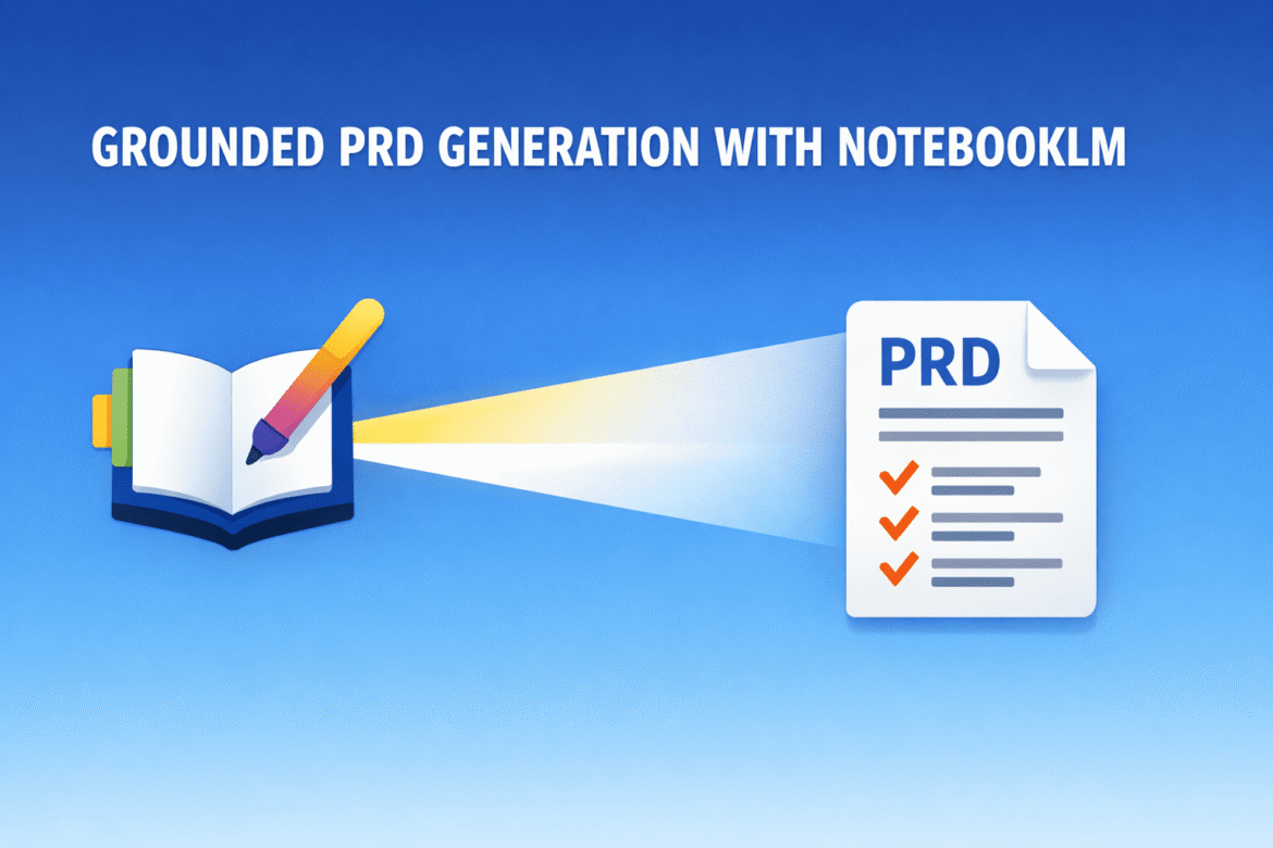 Grounded PRD Generation with NotebookLM

