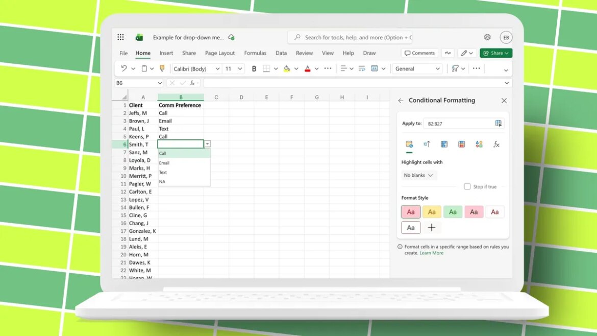 How to Create a Drop-Down List in Excel in Just a Few Seconds – and Save You a Lot of Time

