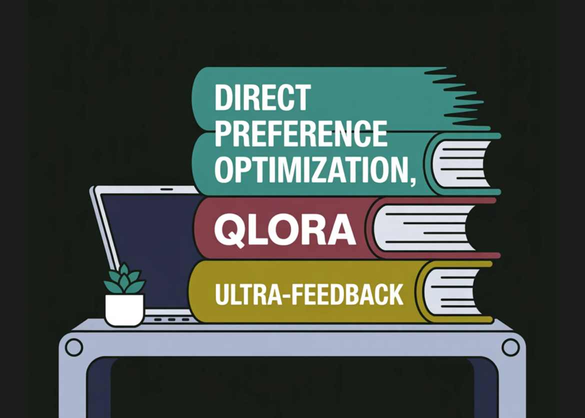 How to align large language models with human preferences using direct preference optimization, QLoRA, and ultra-feedback

