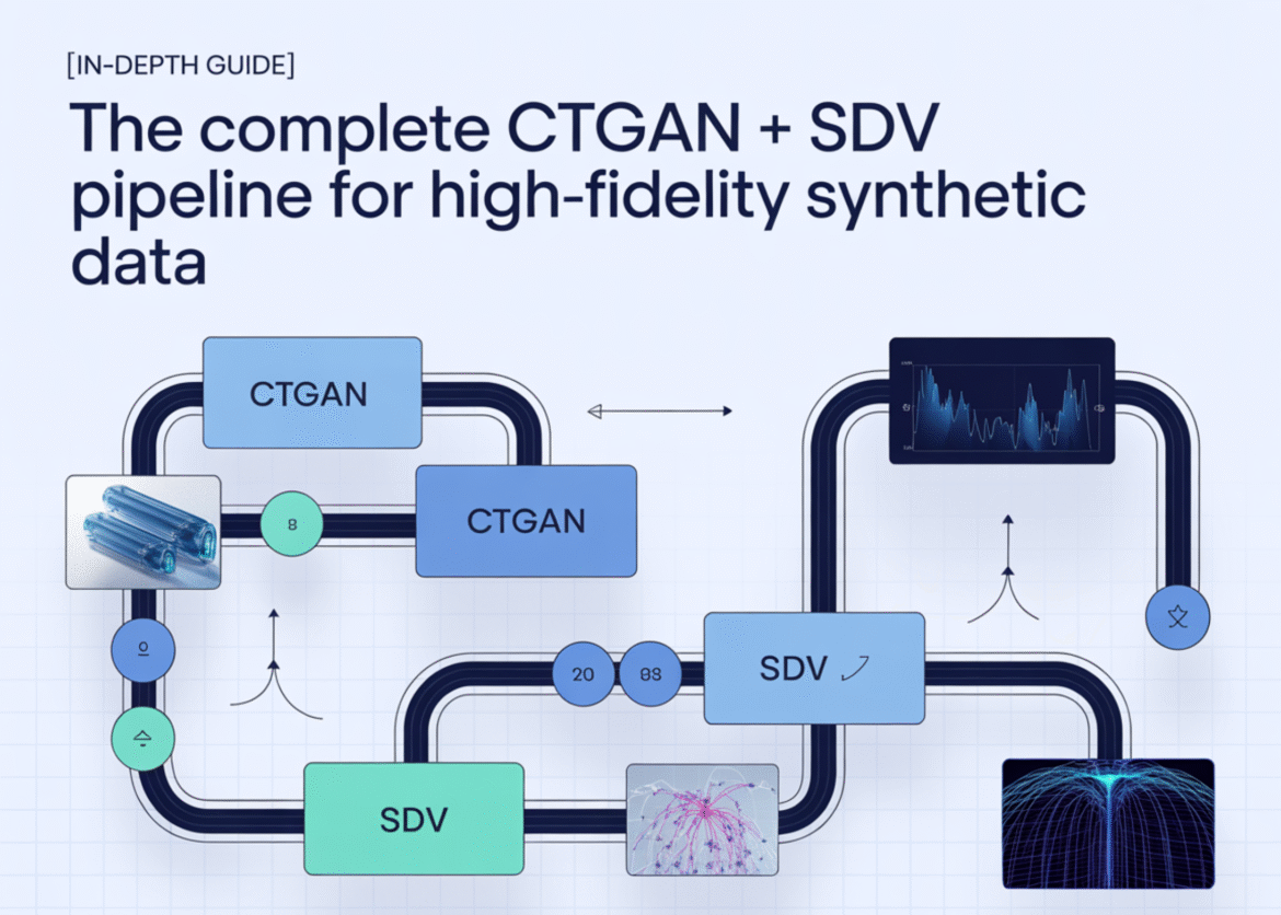 (In-depth guide) The complete CTGAN + SDV pipeline for high-fidelity synthetic data

