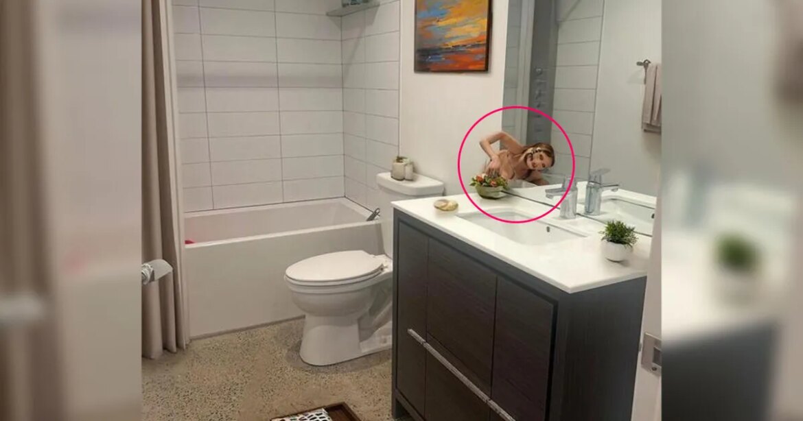 Realtor uses AI to accidentally post photo of rental property with demonic figure emerging from mirror

