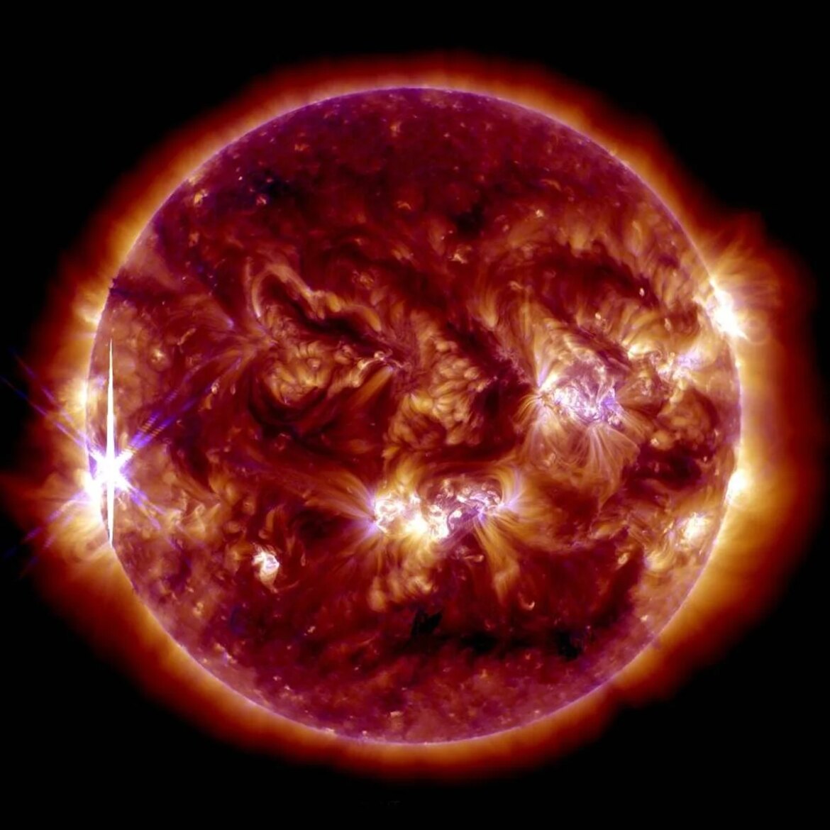 The Sun reveals its most powerful solar flare in years

