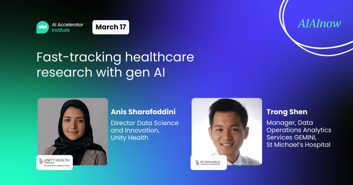 Fast-tracking healthcare research with general AI

