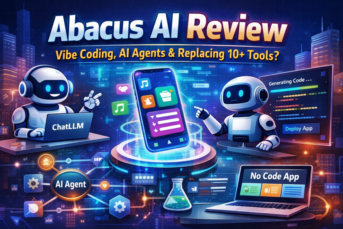 Honest Review and Pricing of Abacus AI: The AI ​​that lets you vibe code, create agents, and convert 10+ tools?

