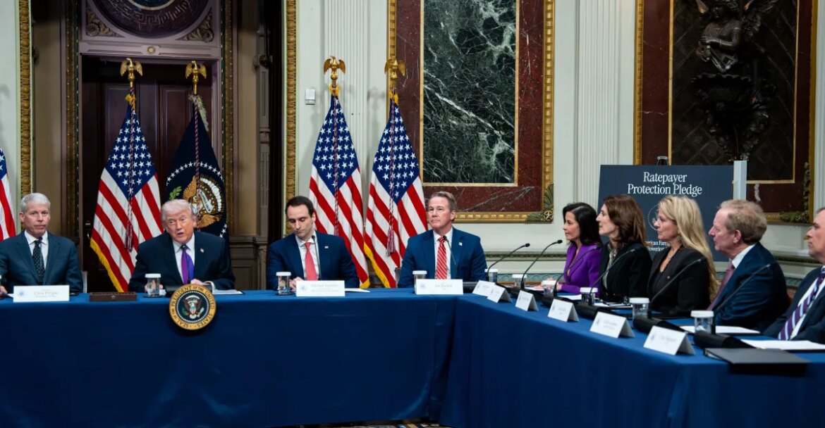 Seven tech giants sign Trump's pledge to stop rising electricity costs around data centers 

