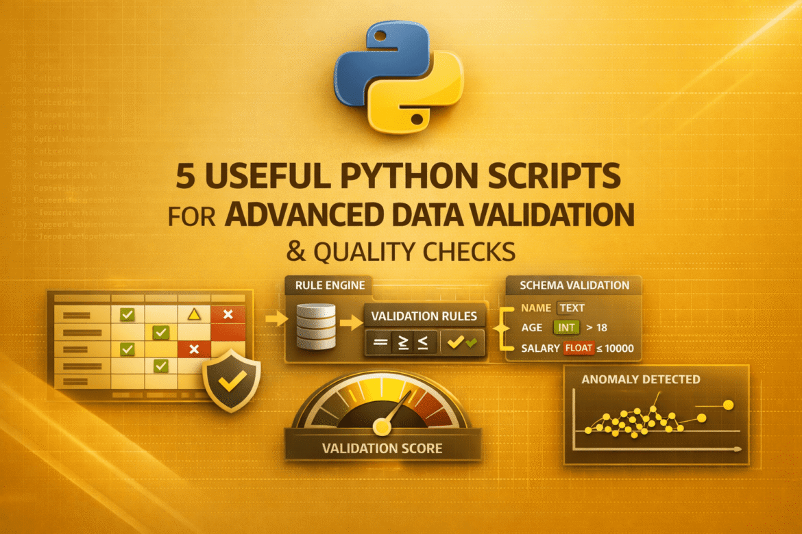 5 Useful Python Scripts for Advanced Data Validation and Quality Checking

