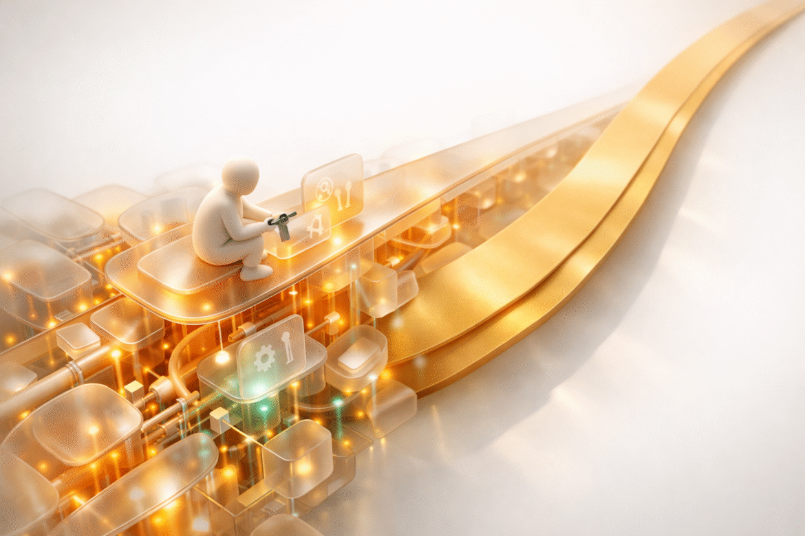 Diverging pathways illustrating the women-owned business AI gap between adopting AI and deeply integrating it